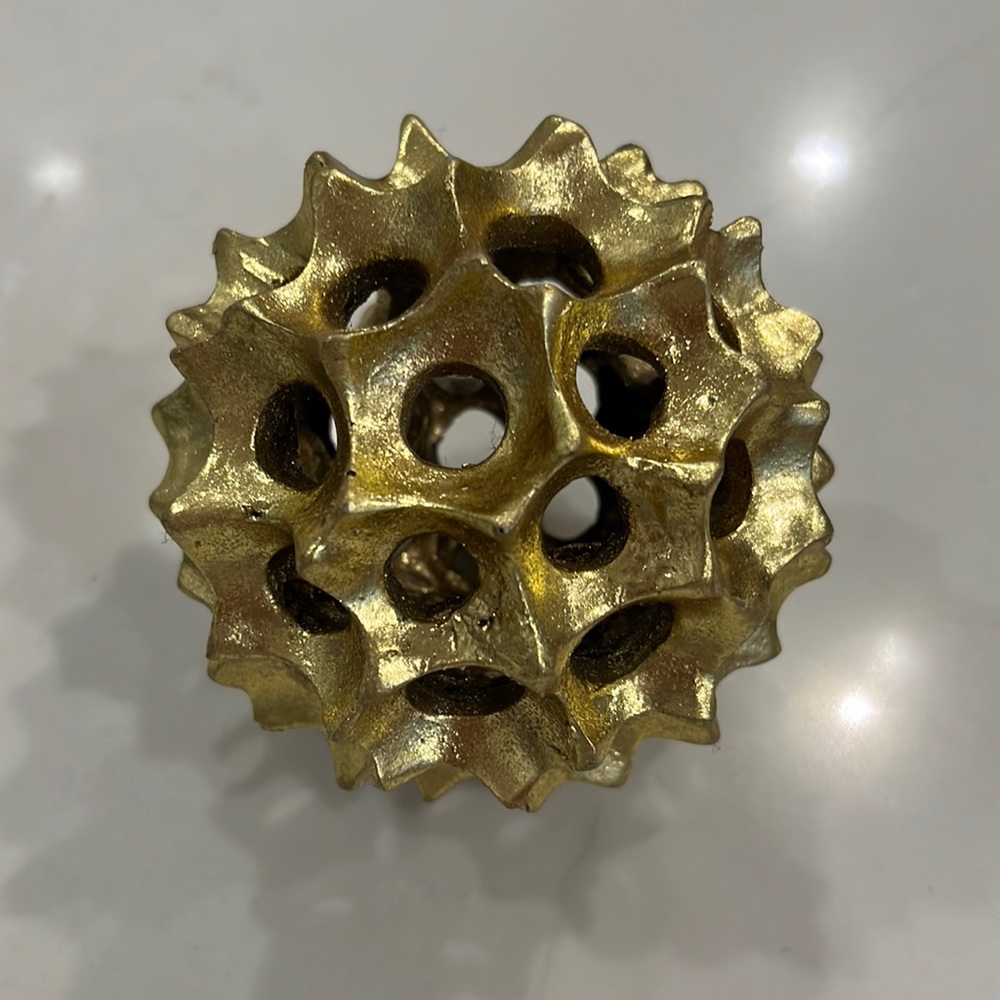 Gold Table Decor Ball